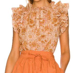 Ulla Johnson Elisa Top: Meadow, Size 6